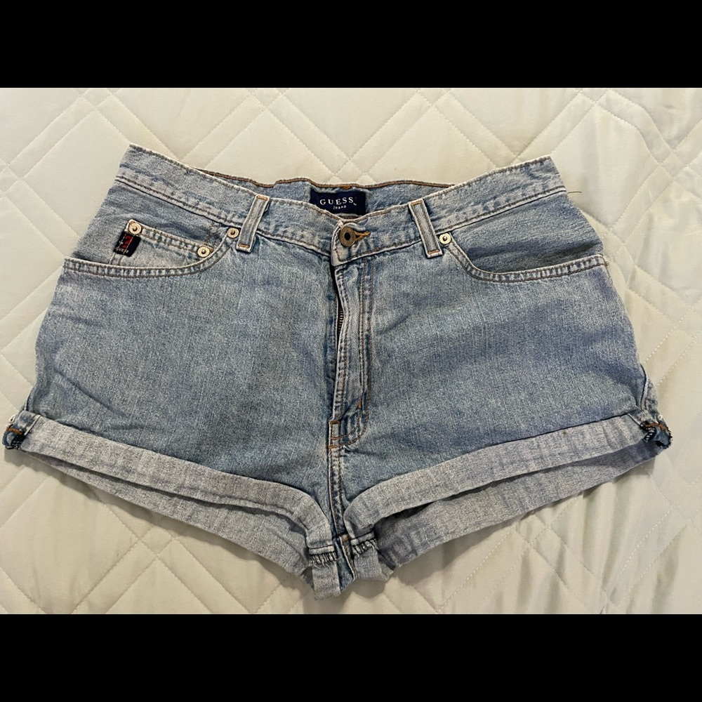 Vintage high waisted jean shorts